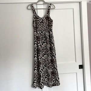 ASOS Animal Print Button Midi Dress 6